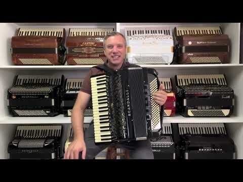Acordeon Scandalli Air VI - Cassoto Duplo - Voz Artesanal - 13/11 Reg. - 47 cm - Jeferson Oliveira