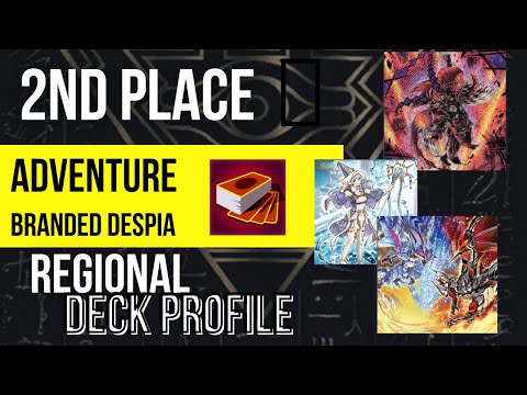 2nd YGO San Jose Regional Adventure Branded Despia Deck Profile - Thomas Rogge (8-1 AFTER SWISS!!)