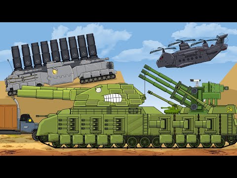 Nino VS Soviet Ratte Preparing for the battle - Cartoons about tanks