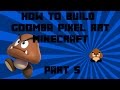 How To Build Goomba Pixel Art Minecraft