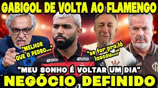 GABIGOL NO FLAMENGO. ELE QUER VOLTAR. EX DIRIGENTE FALOU.