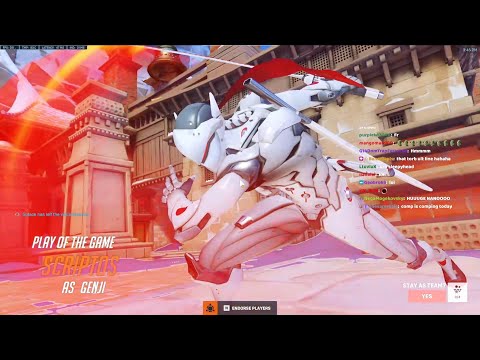 POTG! NECROS SHOWS OFF HIS INSANE GENJI SKILLS IN OVERWATCH 2 SEASON 4 TOP 500
