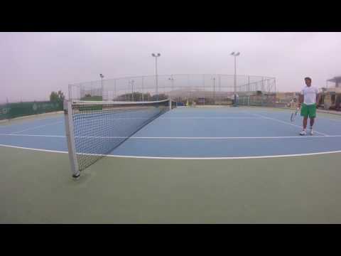 Tennis: Yanis vs Chris Santorini 2016 05 12