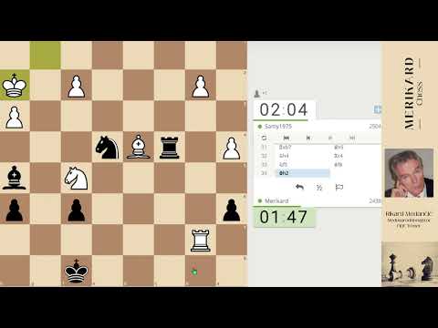 Uči od majstora 336. - GRČEVITI  DAMIN  GAMBIT