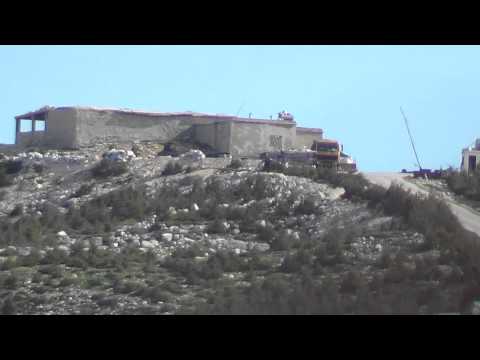 استهداف تحركات عناصر قوات النظام في قمة النبي يونس في ريف اللاذقية بواسطة قناصة من قبل كتيبة العزة لله