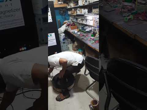 Speaker Magnet charger machine