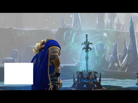 Prince Arthas betraying Muradin Bronzebeard