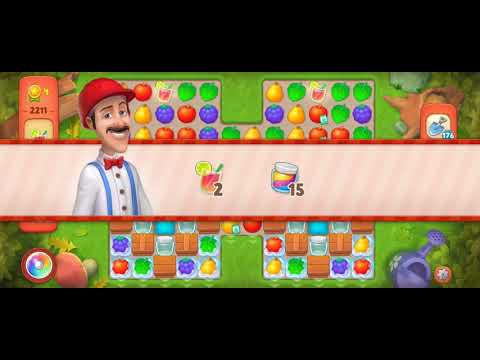 Gardenscapes Level 2211 Walkthrough "No Boosters Used"