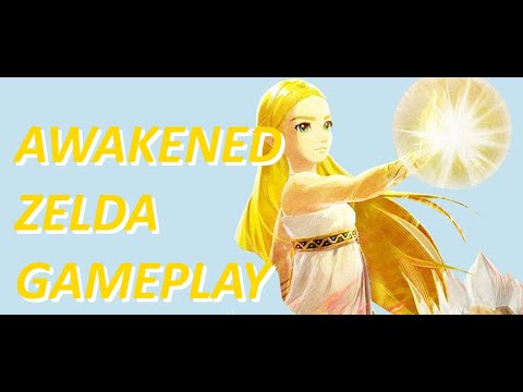 AWAKENED ZELDA (Bow of Light) Gameplay - Hyrule Warriors: Age of Calamity