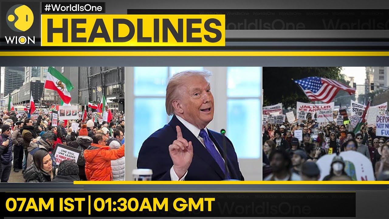 Iran: Fresh Protests as Internet Down | Trump: Ready to Help Iranians Get Freedom | WION HEADLINES