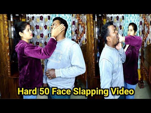 50 Hard Face Slapping Video।। Requested Video।।