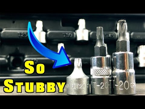 Torx Socket Set ~ The Stubbiest 1/4" Torx Set