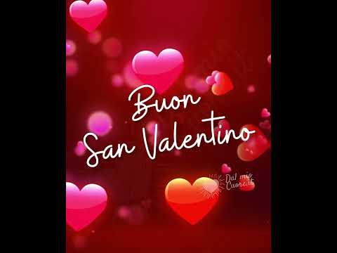 Buon San Valentino con pioggia di cuori e musica