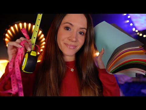 ASMR In Depth Measuring & Color Analysis (personal attention, writing & typing)