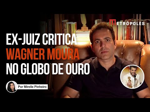 Ex juiz do DF critica Wagner Moura no Globo de Ouro e causa polêmica