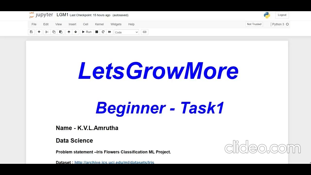 LetsGrowMore | Beginner Task1 | Data Science