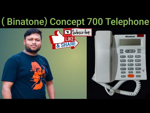 Black binatone concept 700 corded landline phone, for office...