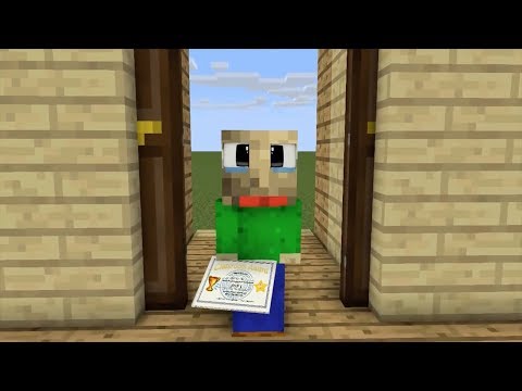 [No ADS] Part 1 : Baldi's Life The Real Story - Monster School Minecraft Animation
