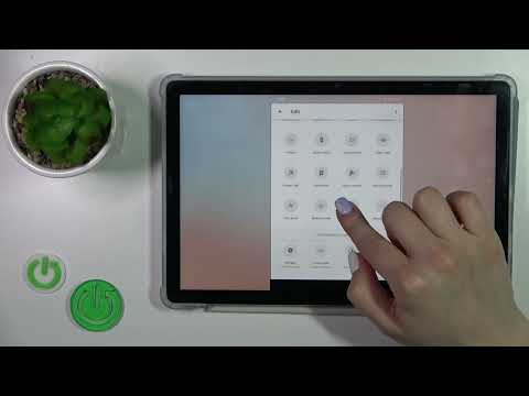 How to Edit the Control Panel Shortcut Layout on a BLACKVIEW Tab 12 - Changing Quick Access Panel
