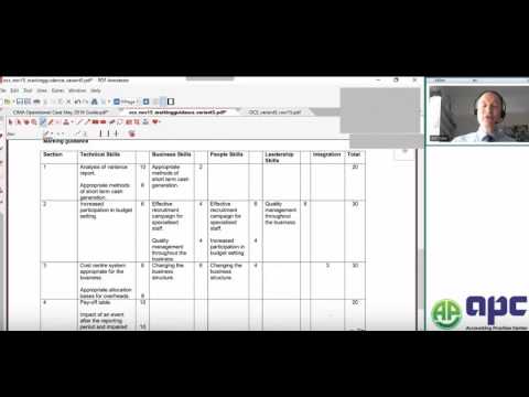 CIMA Operational Case Study 2016 Live Online 9