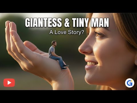 When Love Has No Size ❤️ Giantess Woman & Tiny Boyfriend Romantic Story