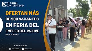 Ofertan más de 900 vacantes en feria del empleo del IMJUVE