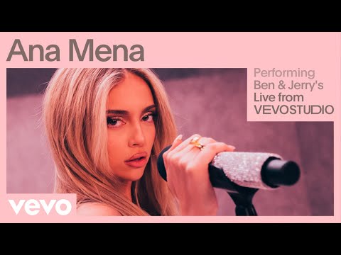 Ana Mena - Ben & Jerry's (Live) | Vevo Studio Performance