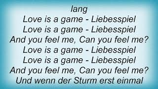 Atrocity - Liebesspiel Lyrics