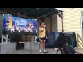 Me singing karaoke at six flags... Before He cheats ...