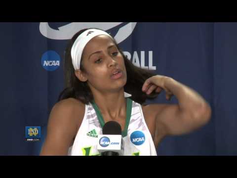 NCAA Sweet 16 Press Conference - Notre Dame Women's Basketball