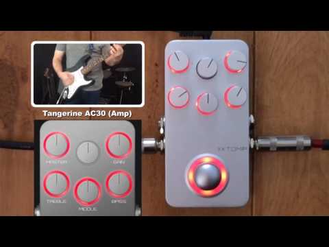 Hotone Xtomp Bluetooth Guitar Multi-Effects 2010s Silver image 3