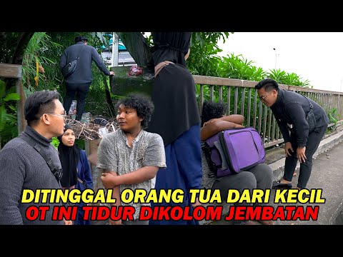 SAD!! SLEEPING UNDER A BRIDGE, THIS ABANDONED PERSON WAS Abandoned by His Parents When He Was a C...