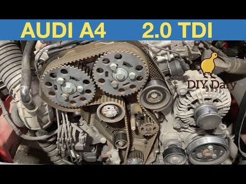Audi A4 2.0 TDI Timing belt & water pump replacement