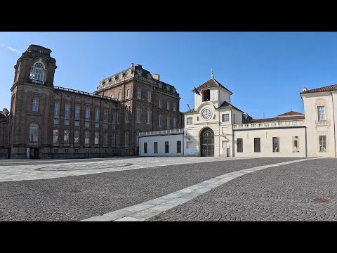 Italy. Venaria Reale and its Royal Palace. Walk Around Town. Turin. Torino