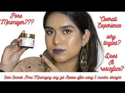 Seer Secrets Pore Minimizing Clay Gel Review || How to...