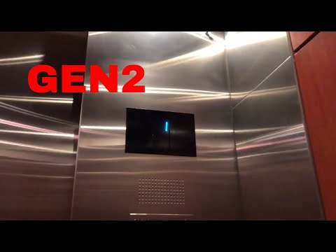 (EPIC MOTOR) TALL Otis Gen2 Elevators @ 174 Waterfront St. National Harbor, MD