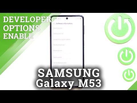 How to Open Developer Options on SAMSUNG Galaxy M53 - Enter Developer Mode