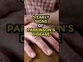 5 Early Signs Of Parkinson S Disease Parkinson Ytshort