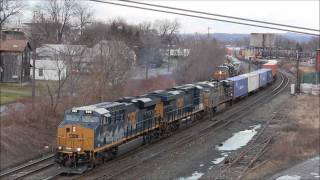 preview picture of video 'CSX L113 at East Syracuse, NY'