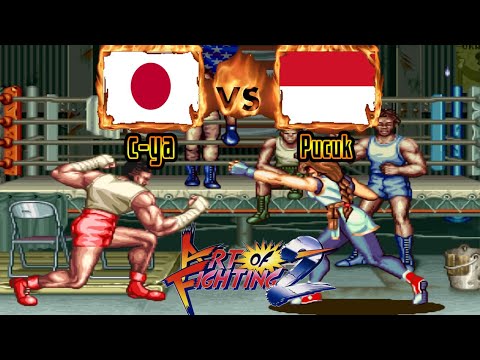 Art of Fighting 2 - c-ya (JPN) VS (IDN) Pucuk [aof2] [Fightcade] アートオブファイティング2