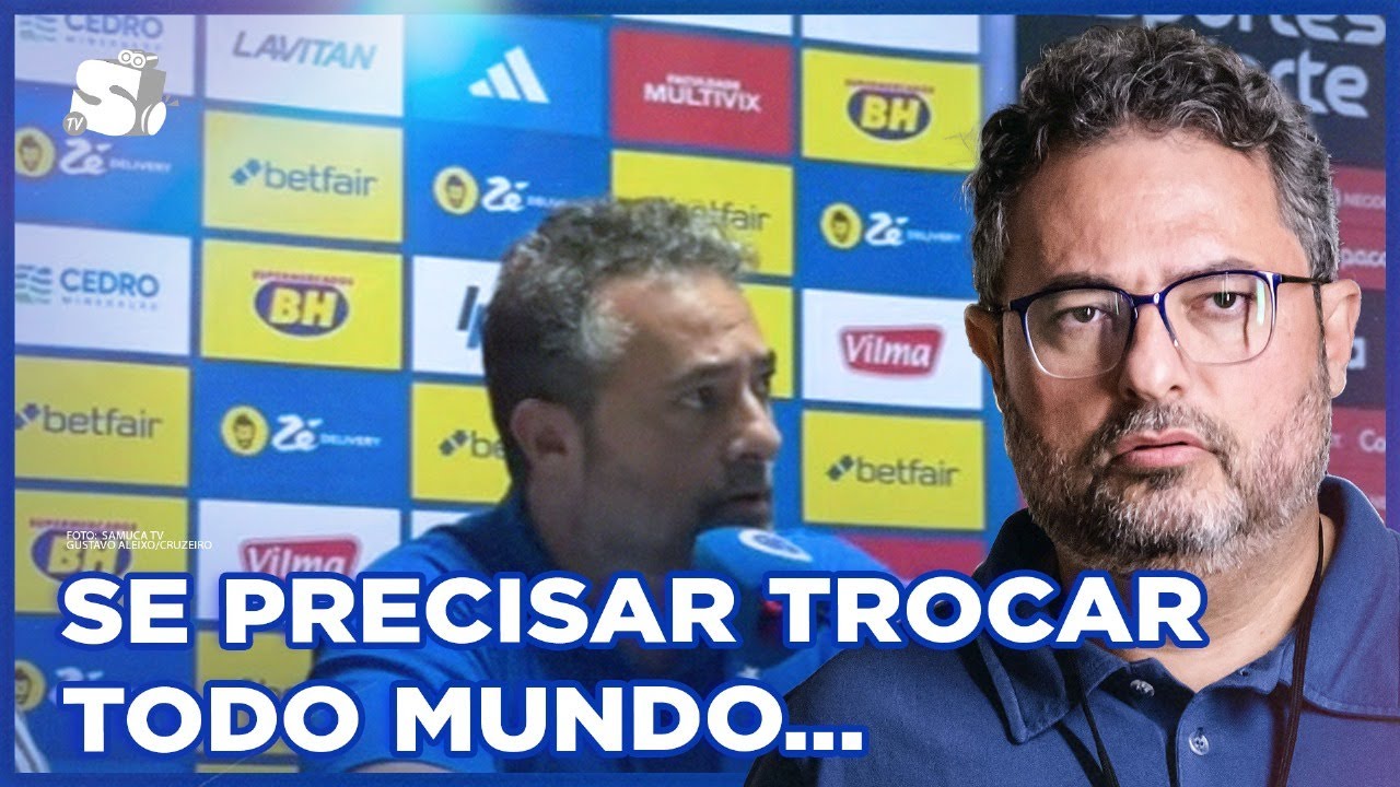 ALEXANDRE MATTOS DISPARA APÓS VEXAME DO CRUZEIRO EM CURITIBA