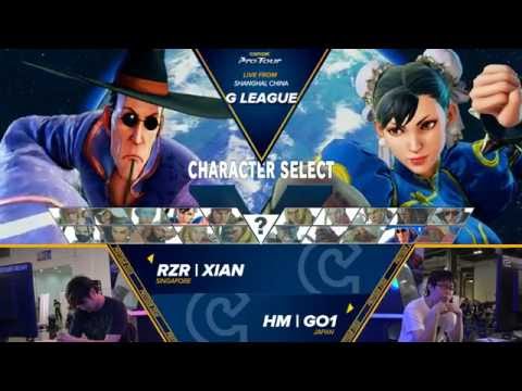 SFV: RZR | Xian vs HM | GO1 - G-League 2016 Losers Final - CPT 2016