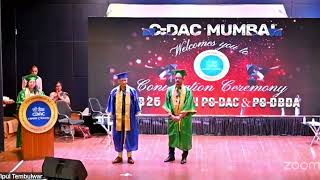 Convocation Ceremony at C-DAC Mumbai. PG-Diploma in Advanced Computing