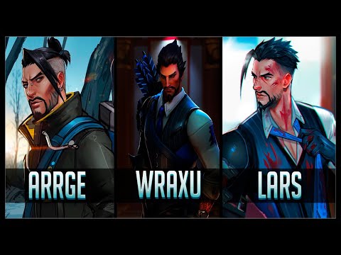 Lars vs Wraxu vs Arrge - Gods of Hanzo 😱 | Overwatch Moments
