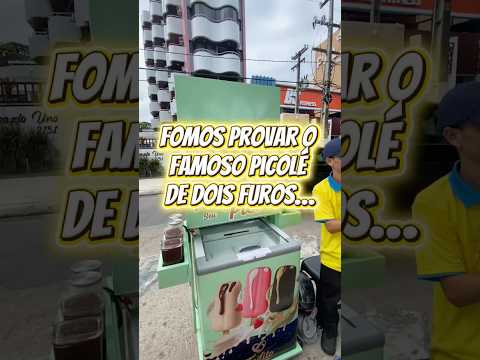 Você já viu esse picolé de dois furos ? #maceio #praiasdonordeste #comida #turismo #alagoas #viral
