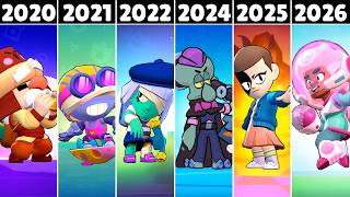 All Brawl Pass Skins Evolution 2020 - 2026