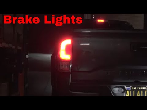 Replace | Change Toyota Tacoma Brake Tail Lights Bulb | LED Install