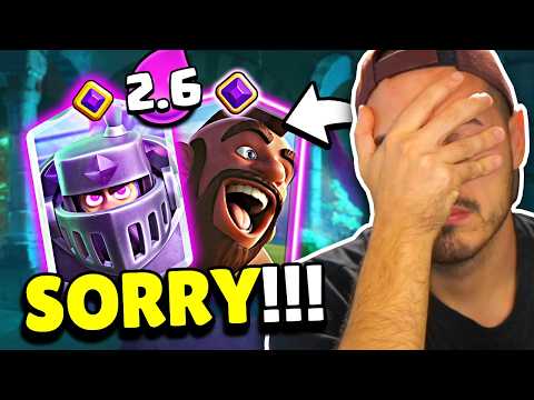 SORRY.. PROVO il GRAN CAVALIERE EVO nel DECK 2.6 DOMATORE! 🆘 Clash Royale ITA