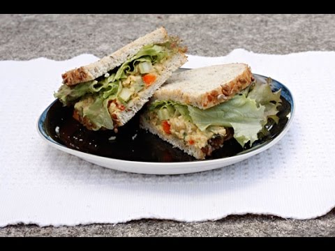 Creamy Vegan Chickpea Salad Sandwich Recipe (to lose weight and save the world)