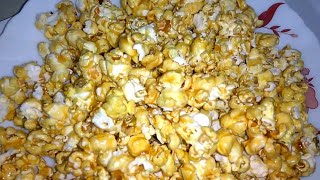 Caramel Popcorn Recipe in Hindi | Easy to make Caramel Popcorn | Flavoured Popcorn